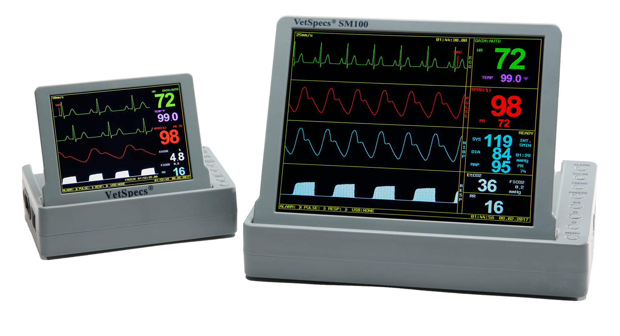 VetSpecs® WM100 & WM10 Wireless Modular Patient Monitors